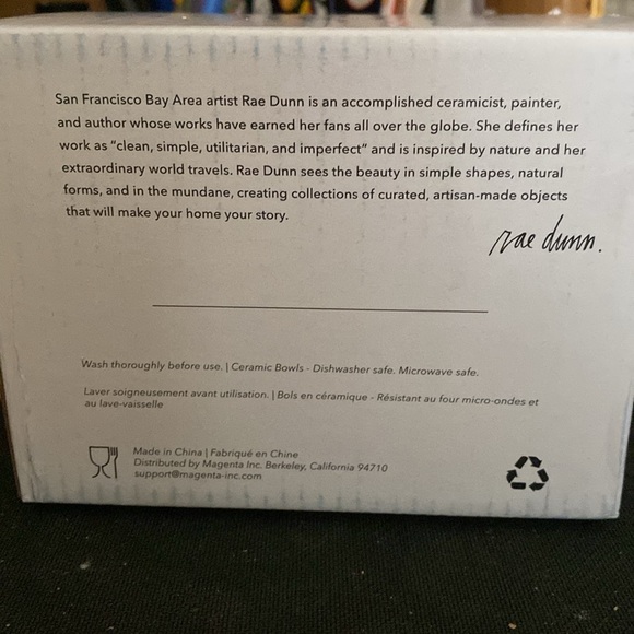 🎉2X Host Pick🎉 NIB Rae Dunn Artisan Square Bowl Set - Picture 3 of 8